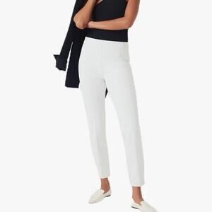 Spanx Slim Straight Classic White Pants Large NWT